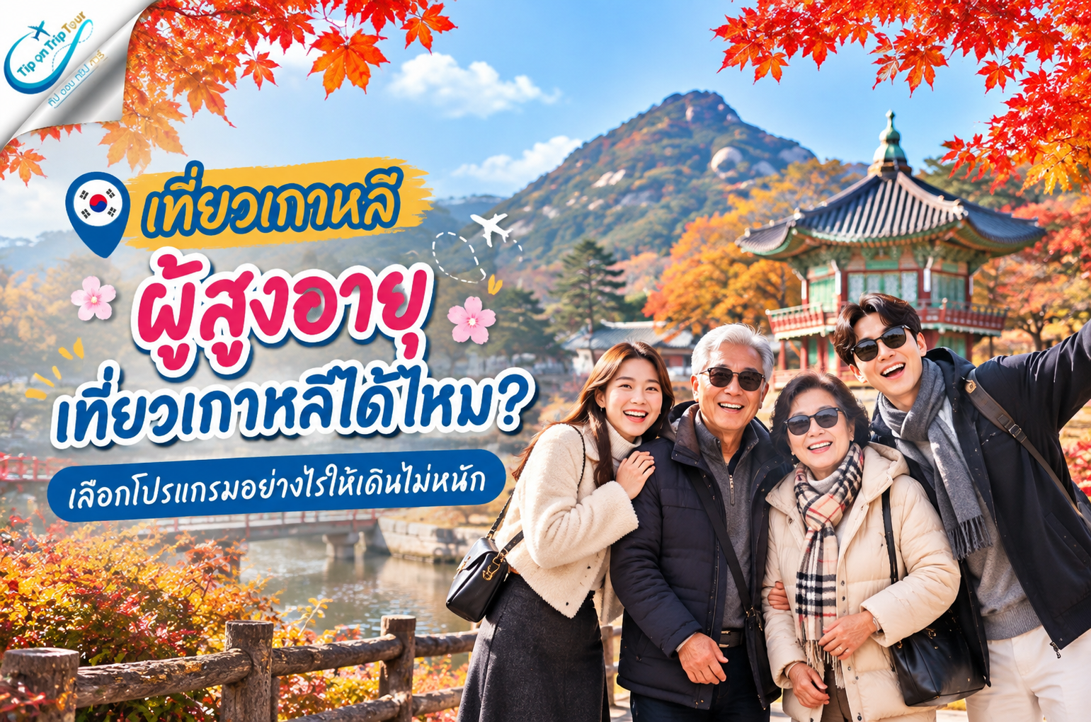 ผู้สูงอายุเที่ยวเกาหลีได้ไหม? เลือกโปรแกรมอย่างไรให้เดินไม่หนัก