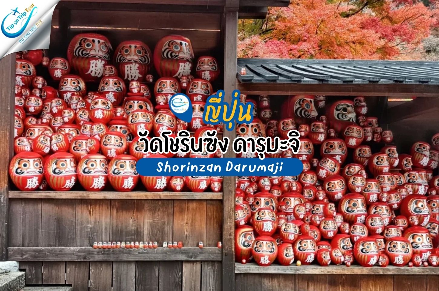 วัดโชรินซัง ดารุมะจิ ต้นกำเนิดตุ๊กตาดารุมะแห่งเมืองทาคาซากิ