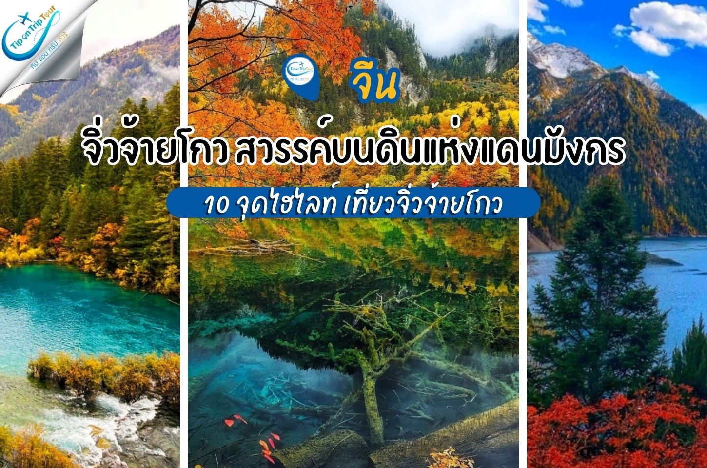 10 จุดไฮไลท์ เที่ยวจิ่วจ้ายโกว สวรรค์บนดินแห่งแดนมังกร ที่ต้องมาสักครั้งในชีวิต!