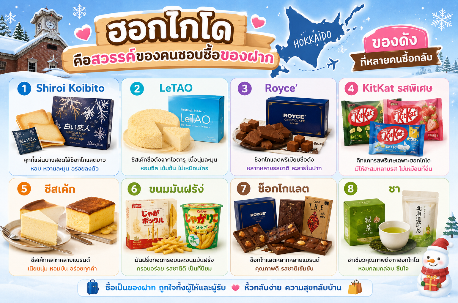 ของฝากฮอกไกโด