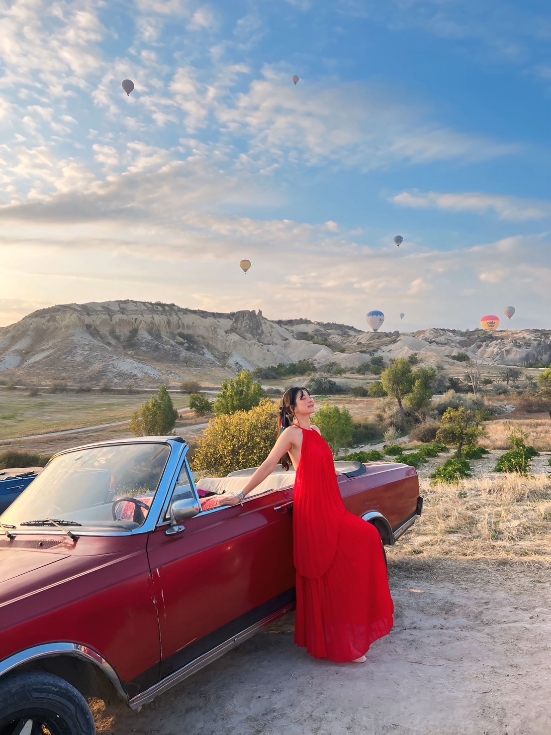 (Cappadocia) ชมบอลลูน ถ่ายรูปกับรถคลาสสิก